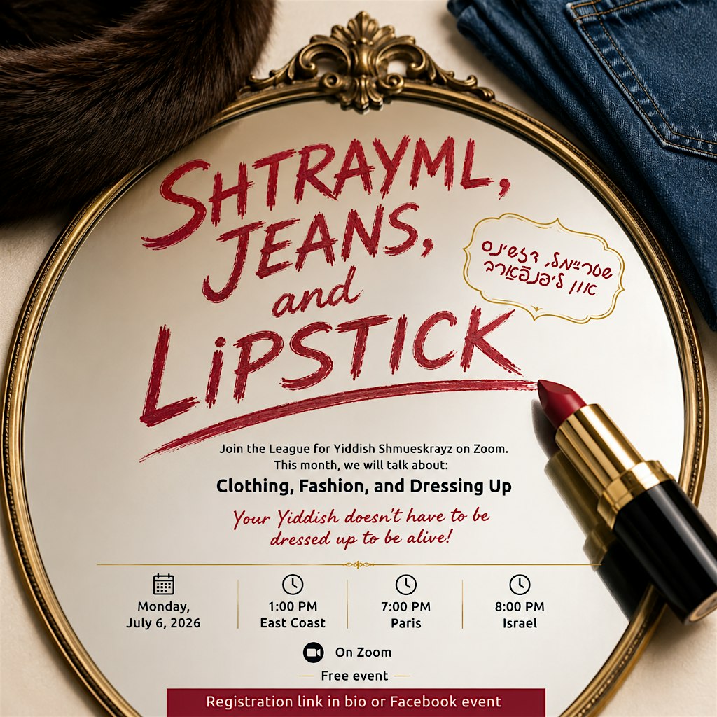 Shtrayml, Jeans, and Lipstick