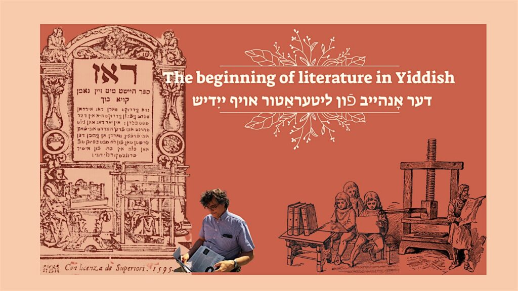 The beginning of literature in Yiddish